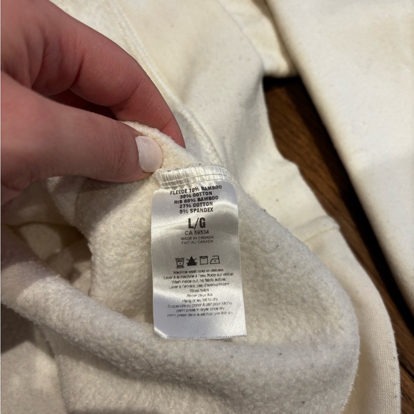 Tea You Apres Sport Cream Women's  Sweatshirt - Picture 8 of 10